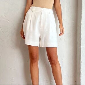 SIR the label clemence High Waist White Shorts